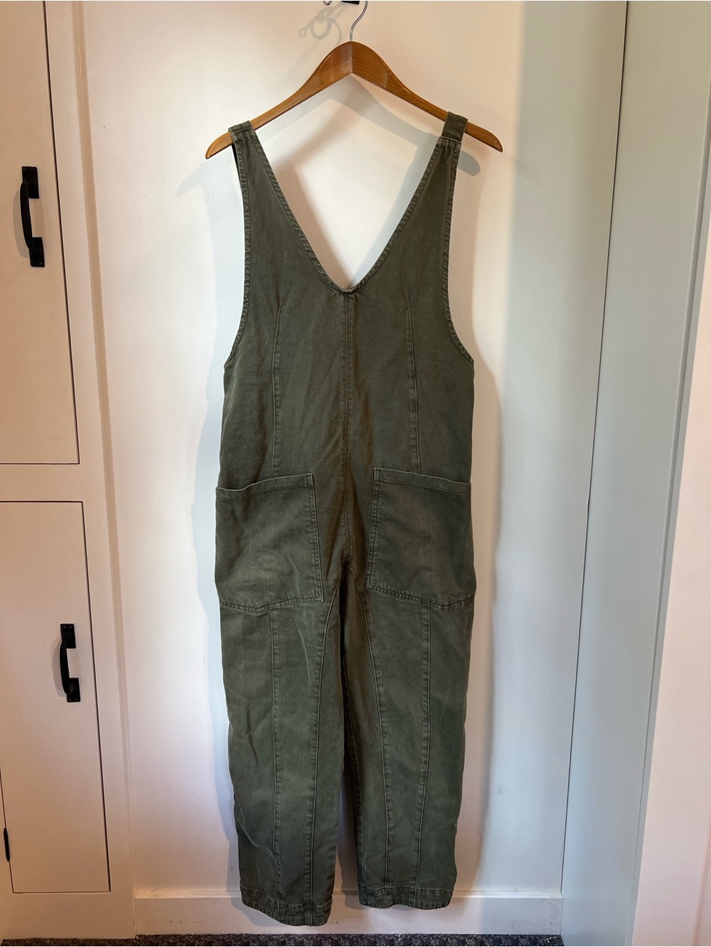 We The Free Women’s Olive Green Utility Overalls size XS
